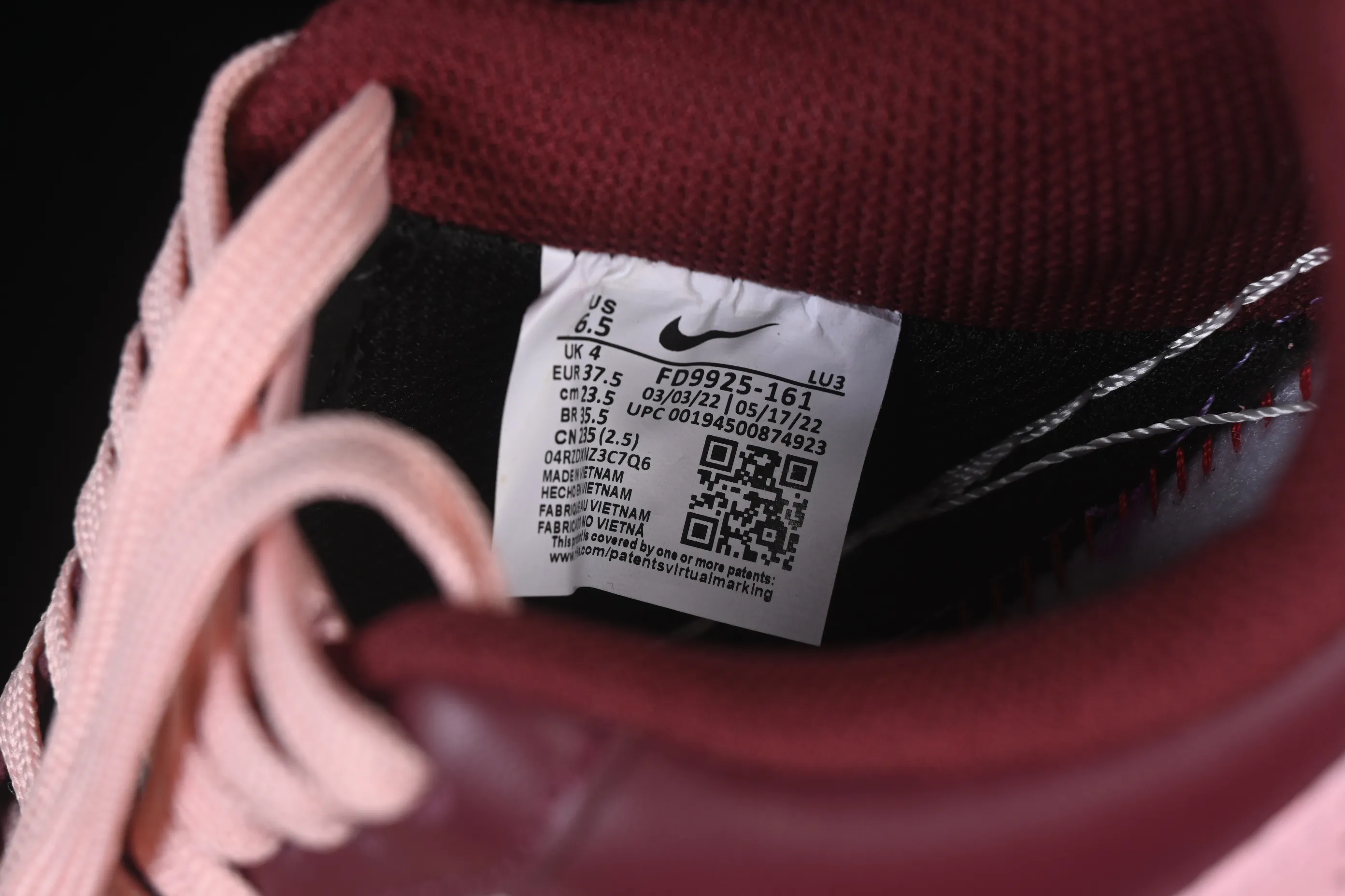 All categories Nk Air Force 1 Air Force series Nk Air Force 1 Low Air Force low-top Nike Air Force 1'07 Low "Berry Red" Hand-painted graffiti Berry red comics Air Force 1 low-top casual sports sneakers FD9925-611